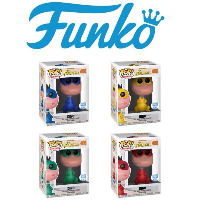 FUNKO POP Funko Pop Animation The Flinstones - 4 Dino ( 1 Set )