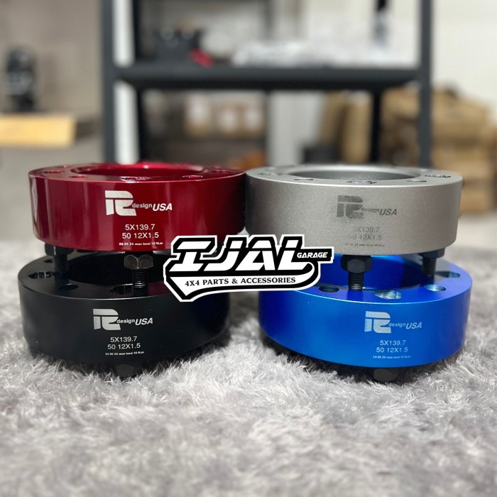 evannew Adaptor spacer Roda 5 cm Lubang baut 6, spacer velg mobil R2