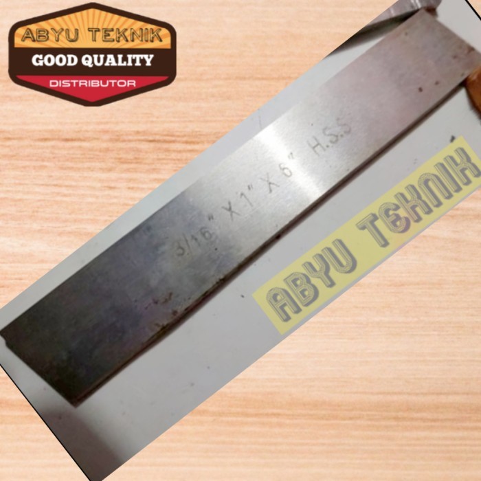 Harga Diskon  Pahat Bubut Hss Flat Cut 3/16 X 1 X 6Inch Hss Good Quality