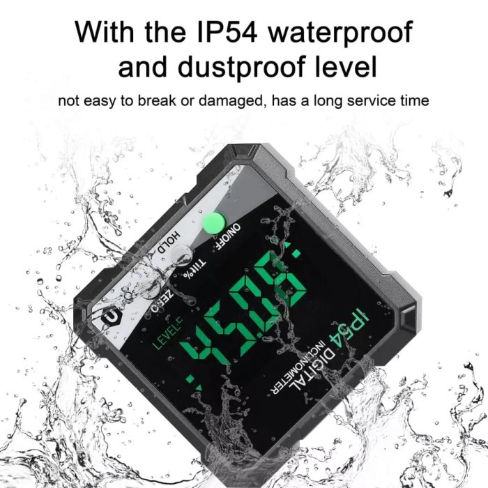 

newgan!! Digital Inclinometer alat ukur kemiringan sudut level box IP54 ANTIAIR