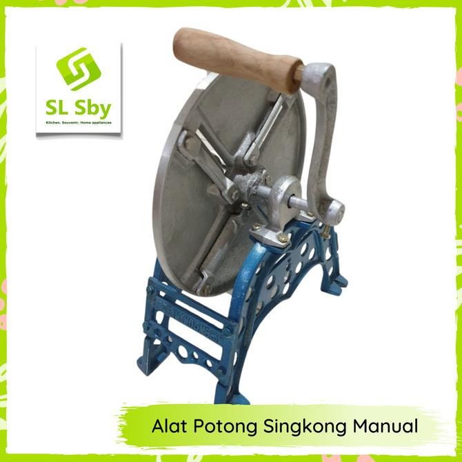 NEW ALAT PEMOTONG KERIPIK KENTANG KETELA SINGKONG MANUAL SNACK MAKER BESI