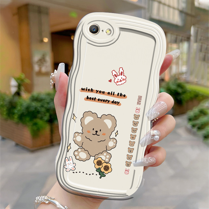 Casing Hp Untuk OPPO A39 A57 2016 Case HP casing Softcase ponsel little bear cantik terbuat silikon 