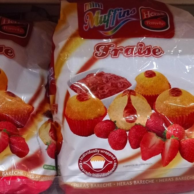 

yang dicari] heras bareche mini muffias fraise 280gr