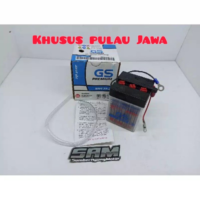 AKI ACCU YAMAHA RXS RX SPESIAL YT 115 GS ASTRA 6N4-2A-2 GS PREMIUM 6V