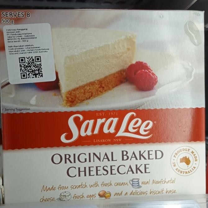 

&<&<&<&] saralee original cheese cake 500gr