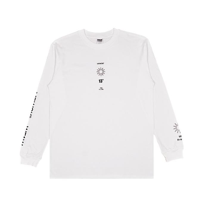 MORWICK - KAOS LONG SLEEVE LENGAN PANJANG PRIA - WFAW - PUTIH