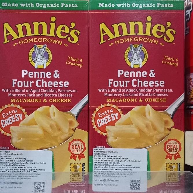 

```````] annie's penne & four cheese macaroni & cheese 156gr