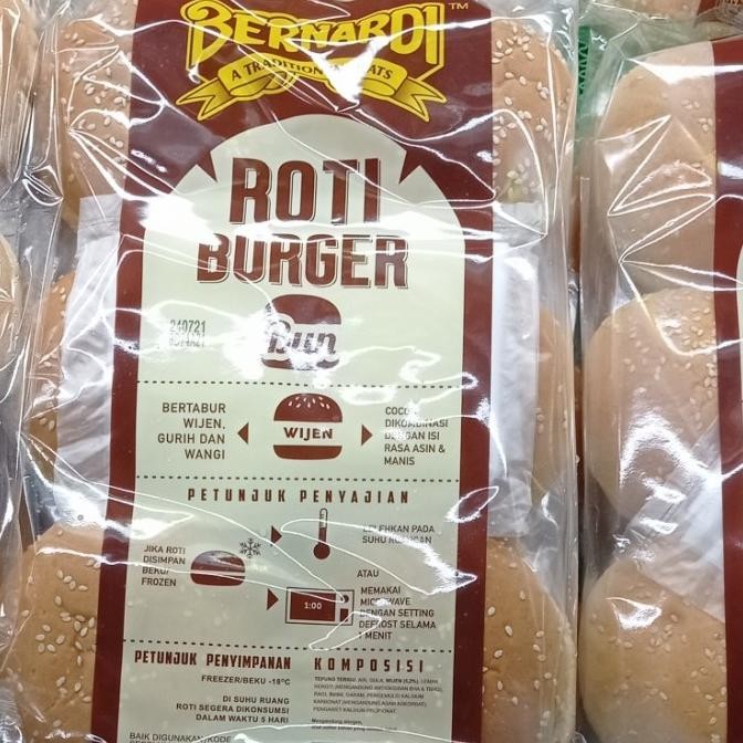 

Buruan beli] bernardi roti burger wijen 6pcs