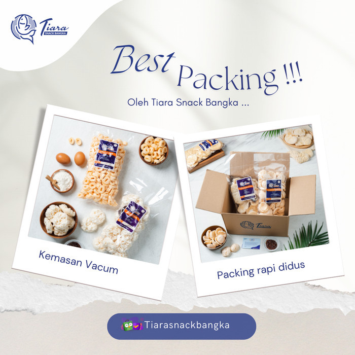 

Standart Packaging Tiara Snack Bangka/Kerupuk Tiara/Kerupuk Bangka Terlaris