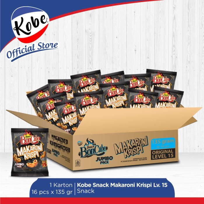 

Snack Boncabe Makaroni Krispi Lv 15 1 Karton Isi 16 Pcs Terlaris