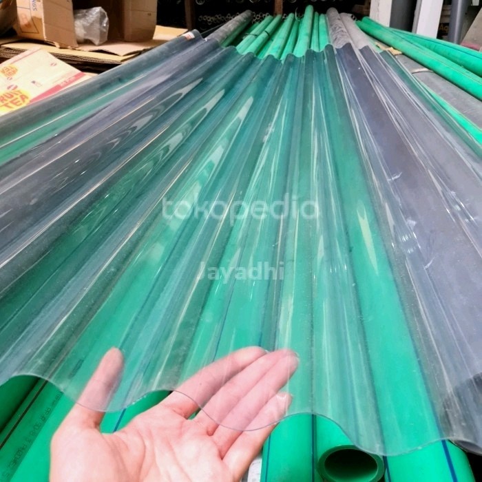 ~~~] Atap Transparan Bening Laser Clear uPVC UV Protection