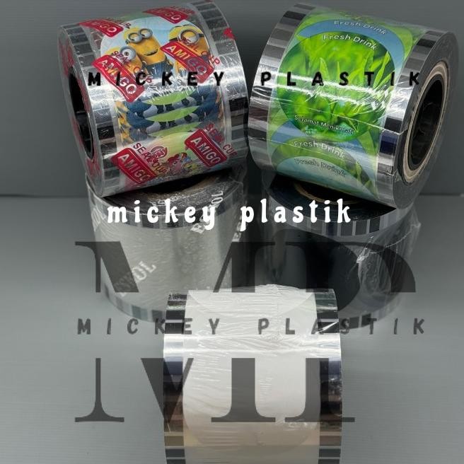 Plastik Lid 2000 Cup / Sealer Cup 2000 Gelas Polos Buah Kartun Wasuka