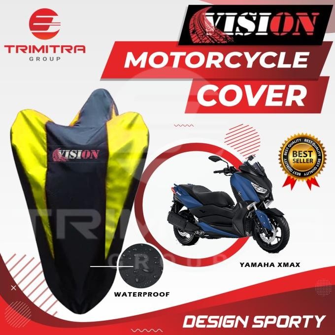 Sarung Motor XMAX / Cover Penutup Motor Warna Anti Air Merk VISION
