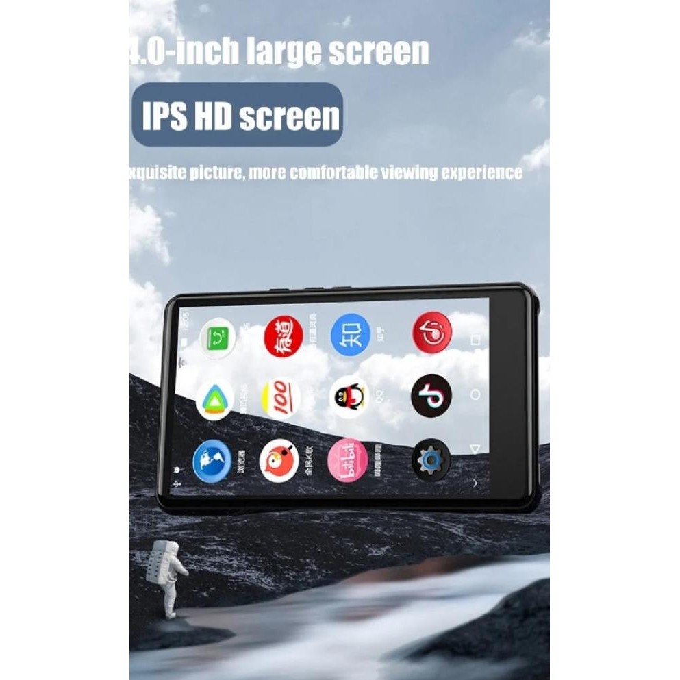 Ruizu H6 16Gb - Mp3 Mp4 Hd Digital Audio Player - Android 5.1 Support