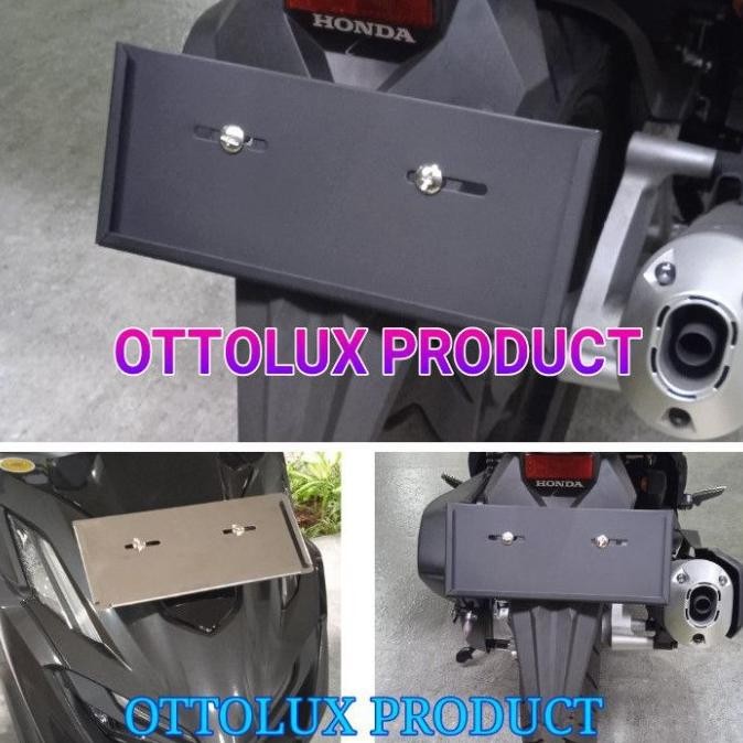 TERBARU - Tempat plat nomor motor. Dudukan plat nomor motor. Tatakan plat nomor