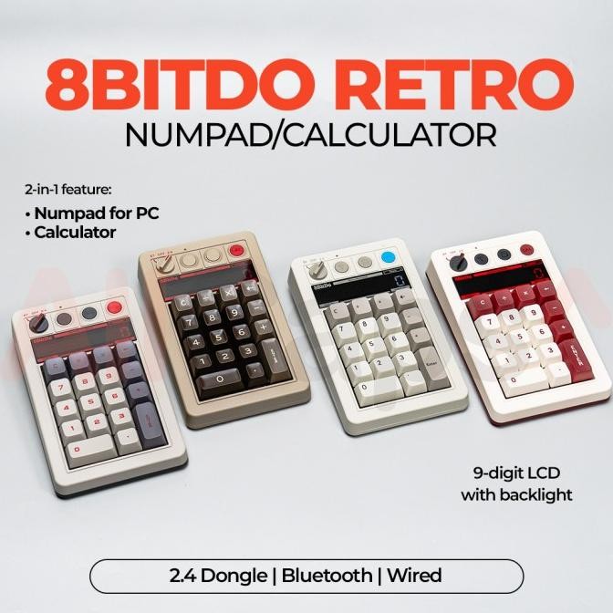 

TERBARU - 8BitDo Retro Numpad/Calculator Mechanical