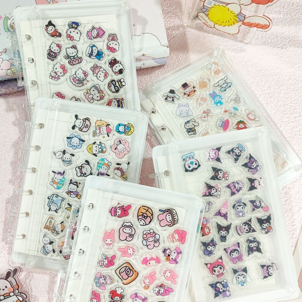 

Buku catatan musik rock akrilik DIY A5/A7 buku catatan lepas buku catatan pasir hisap |NWILG08N|