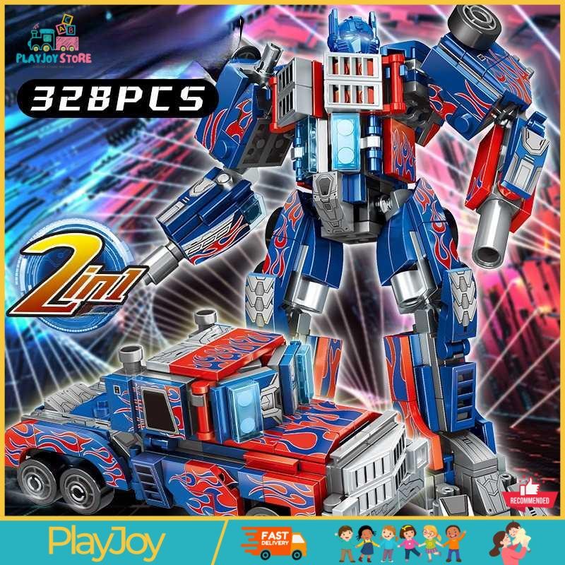 Mainan Robot Transformers Autobot 2in1 Car Lego - 7045-2