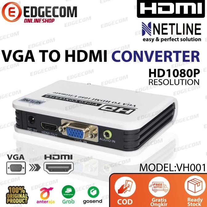 konverter VGA TO HDMI NETLINE