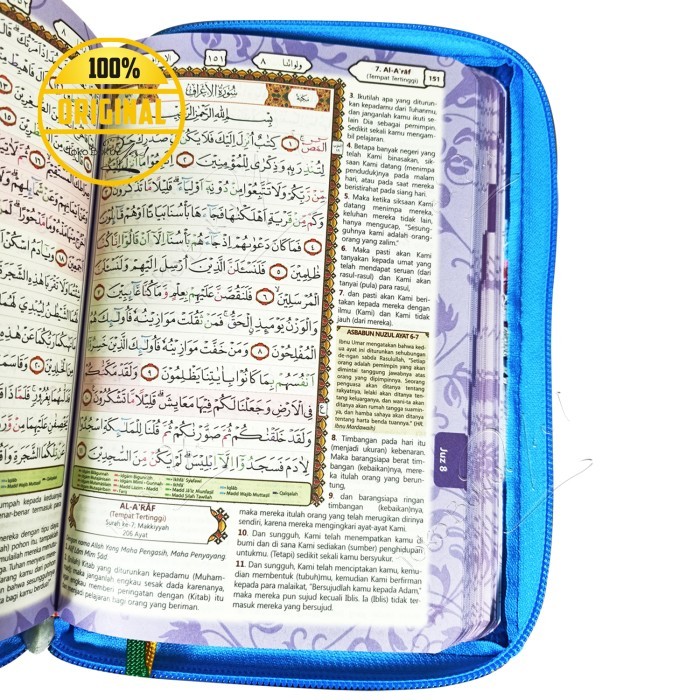 

Asli Al Quran Ar Raudhah B6 Resleting Tajwid Terjemah - Mecca