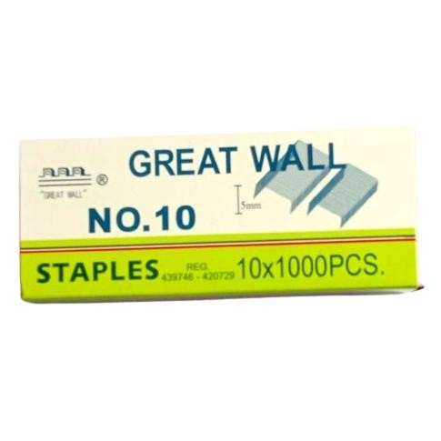 

Sale Isi Staples Great Wall No.10 Original (1 Pak Isi 10 Box) Sale