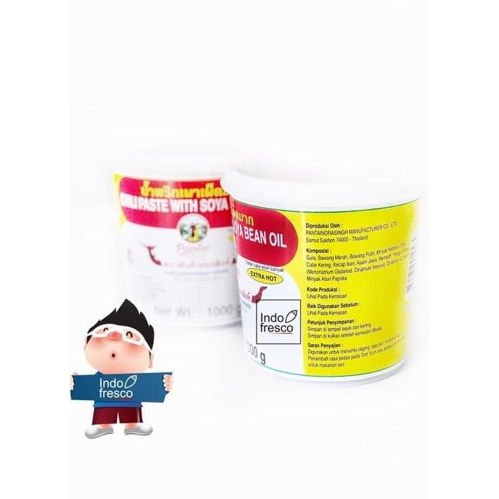 

Pantai Norasingh Chili Paste With Soya Bean Oil- Sambal Pasta Thai 1Kg