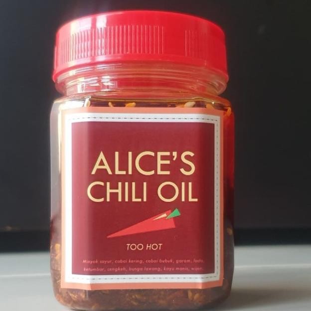 

Alices Chili Oil/ Szechuan Nyak Sambal Level Too Hot