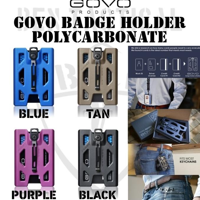 

NEW GOVO BADGE HOLDER POLYCARBONATE