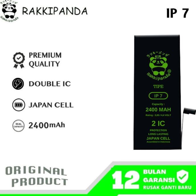 TERBARU - RakkiPanda - iPhone 7 Batre Batrai Baterai
