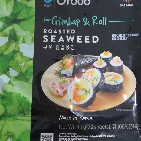 

Chung Jung One Sushi N 6+3 Seaweed / Rumput Laut