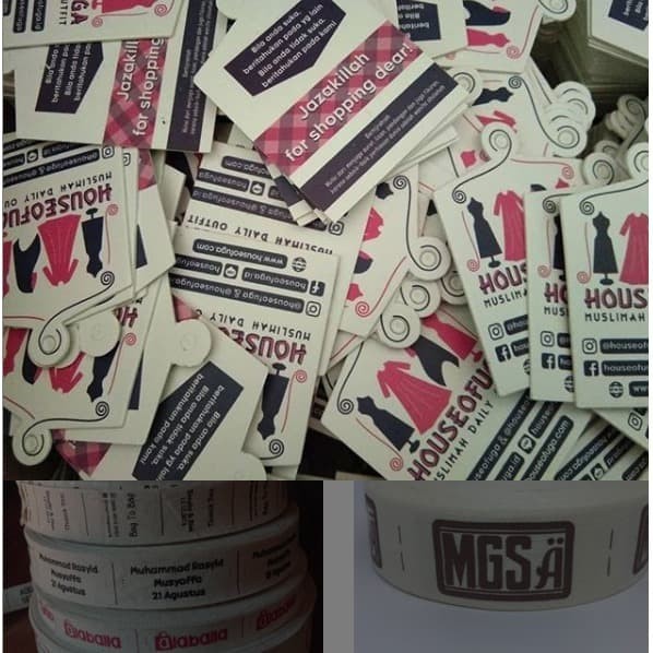 

Label Baju Hangtag 9 Cm X 3 Cm