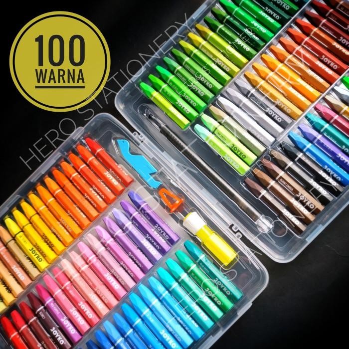 

Joyko Crayon Krayon Oil Pastel 100 Warna Op-100S