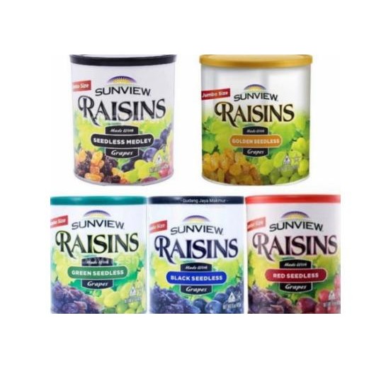 

Sunview Raisins Seedless Grapes Kiss Jumbo Size 425G