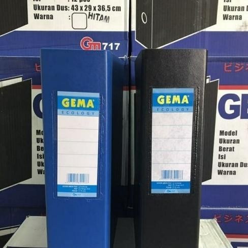 

BEBAS ONGKIR - Ordner Gema 717 Folio Biru ( 1 Dus : 12 Pcs)