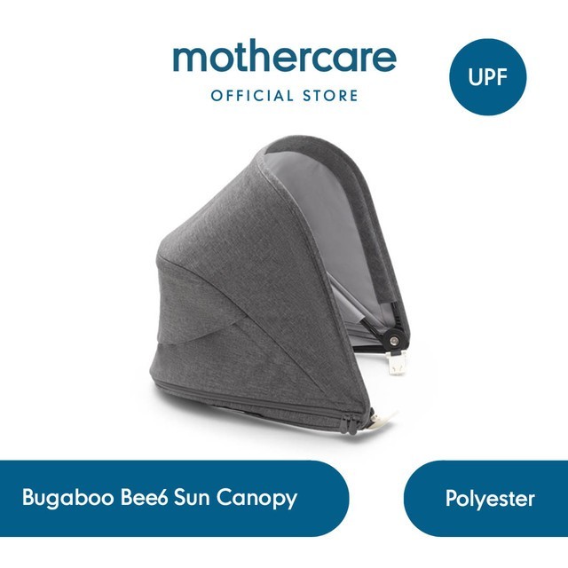 Bugaboo Bee6 Sun Canopy - Grey Melange