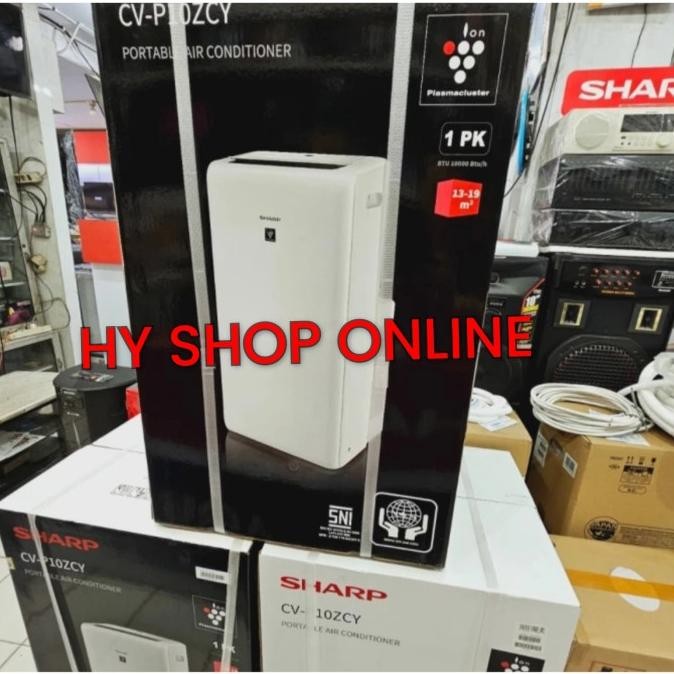 Produk Hits Ac Portable Sharp 1Pk Plasmacluster Cv-P10Tcy