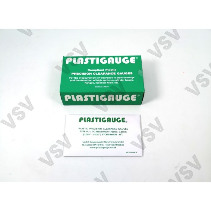 

PLASTIGAUGE HIJAU PLASTI GAUGE PLASTIC GAUGE HIJAU 0.175-0.500mm