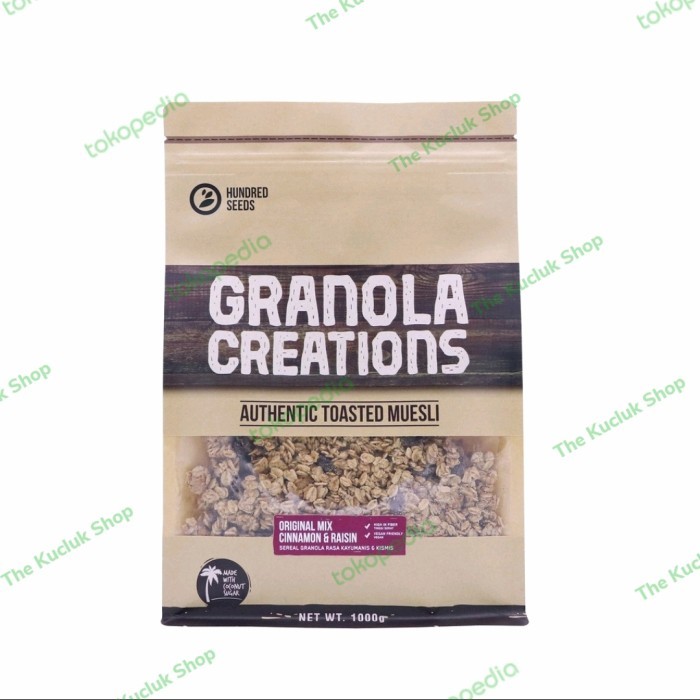 

Granola Creations 1kg Original Mix Cinnamon & Raisin 1000g