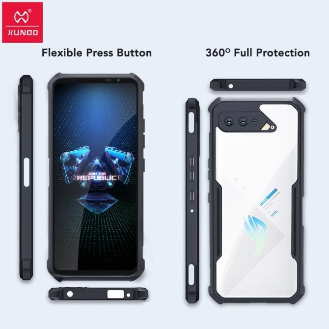XUNDD Untuk Asus ROG Phone 5 / ROG Phone 5s / 5 Pro Anti Crack Case