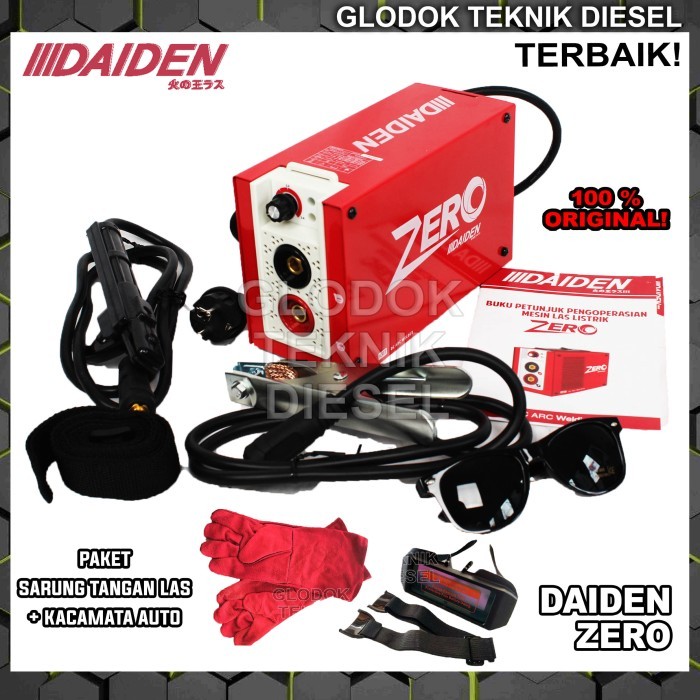 Promo Daiden Welding Zero 120 A Trafo Las Mesin Las