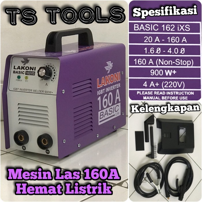 Promo Lakoni Basic 162Ix 162 Ix Mesin Trafo Las Lakoni162Ix 160A