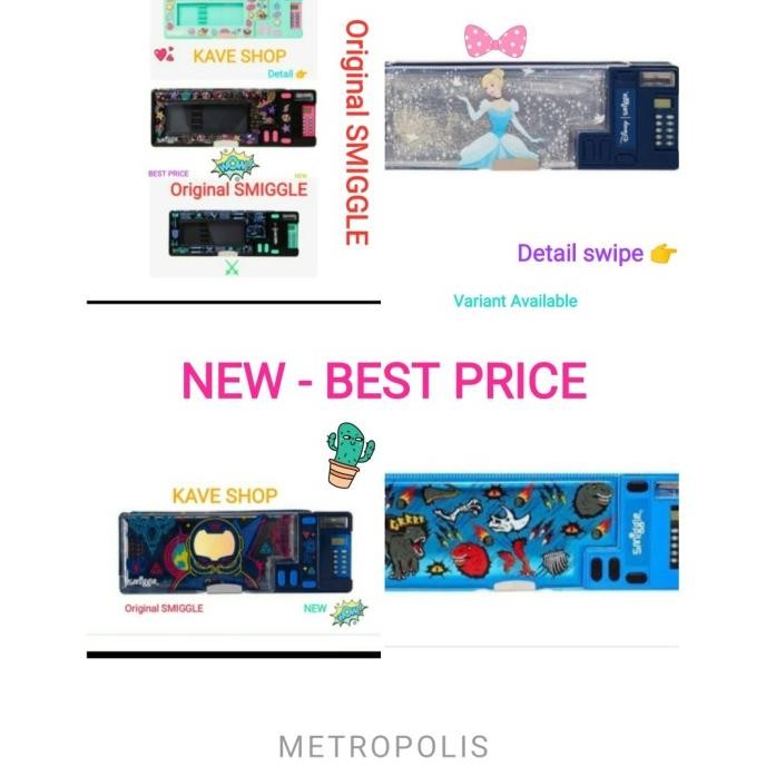 

TERBARU - SMIGGLE Pencil Case Calculator Pop Out Hey - ORI - NEW - BEST PRICE