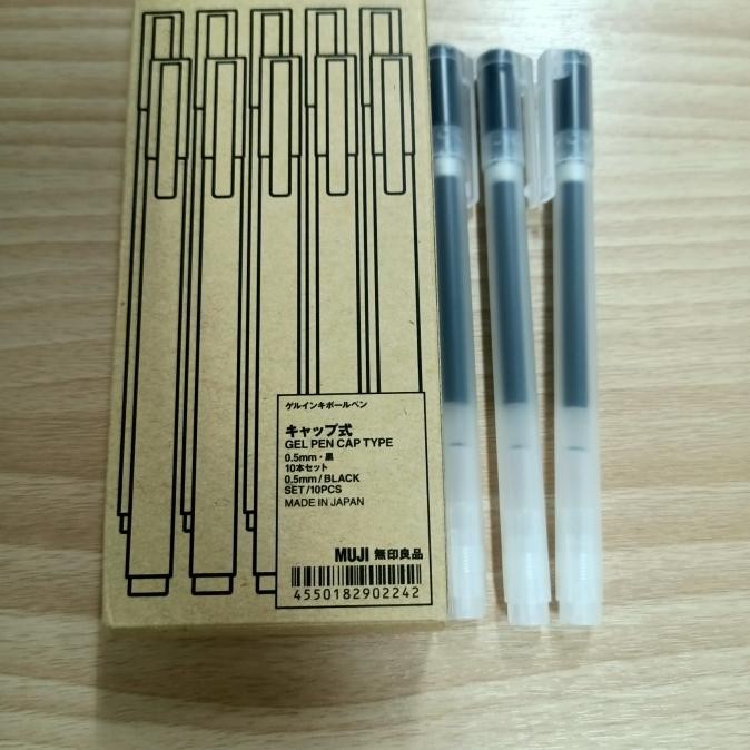 

TERBARU - muji gel pen cap type 0,5 mm