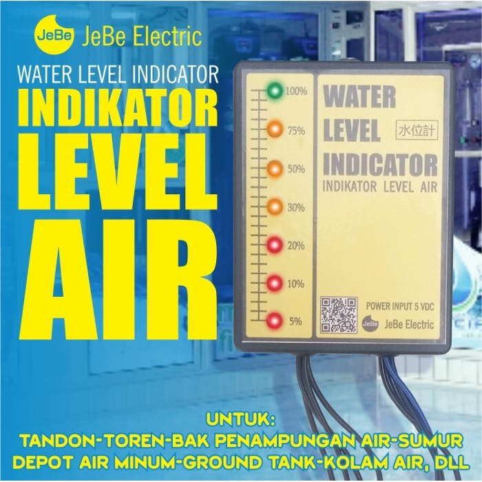 Cuci Gudang Indikator Level Air_Alarm Air_Sensor Air_Sensor Level Air Sumur Sensor Tandon Sensor