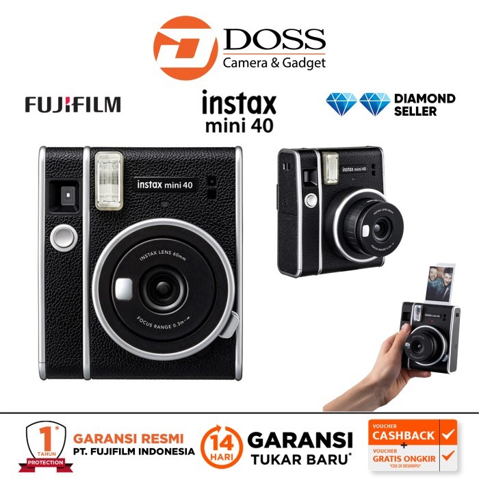 Fujifilm Instax Mini 40 Instant Film Camera / Instax Mini 40
