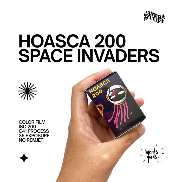 Hoasca Space Invaders 200 35mm Color Film Roll Film Analog