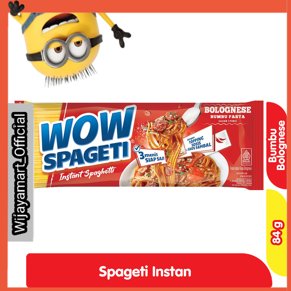 

Wow Spageti Instan Bolognese 84 g