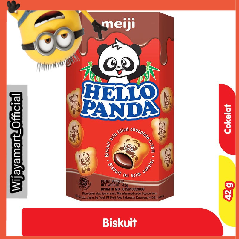 

Hello Panda Biskuit Krim Cokelat 42 g