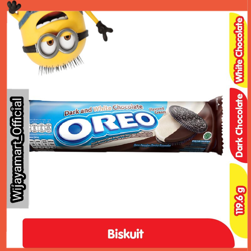 

OREO Biskuit Dark & White Cokelat 119.6 g