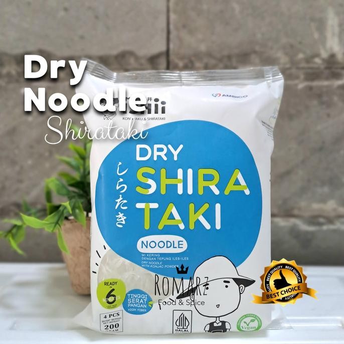 

terbaru dry shirataki | mie kering shirataki ( isi 10pcs ) 250gr low carbs